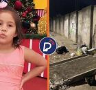 Menina foi atingida por muro de concreto do Metr&ocirc; do Recife.
