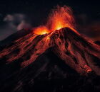 O Monte Olimpo em Marte &eacute; o maior vulc&atilde;o do Sistema Solar. 