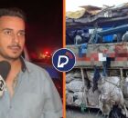 Motorista que sobreviveu a acidente agradece a Deus por segunda vida.