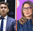 Nikolas Ferreira e Janja.