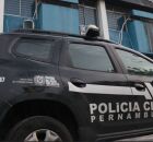 Viatura da Pol&iacute;cia Civil de Pernambuco.