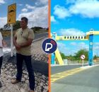 Prefeito de Barrocas na Bahia, inaugura quebra molas