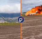 Queda de avi&atilde;o na Venezuela. 