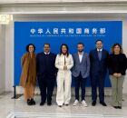 Raquel Lyra em viagem. 