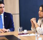 Silvio Costa Filho e Raquel Lyra.