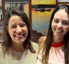 Governadora Raquel Lyra ao lado da prefeita de Lagoa Grande, Catharina Garziera.