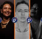 Artistas do projeto "Observa 3" Laura, Micaella, MItsy, Amanda e Vit&oacute;ria.