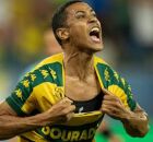 Bruno Alves em a&ccedil;&atilde;o pelo Cuiab&aacute; na S&eacute;rie B deste ano.