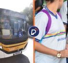 &Ocirc;nibus da RMR e alunos de escola estadual.