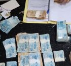 Dinheiro apreendido pela opera&ccedil;&atilde;o.