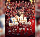 Flamengo campe&atilde;o da Libertadores 2025.