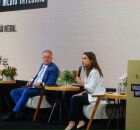 Governadora Raquel Lyra durante evento sobre educa&ccedil;&atilde;o em S&atilde;o Paulo.