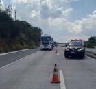 KM 59,1 da BR-232 no Agreste de Pernambuco, onde homem morreu atropelado.
