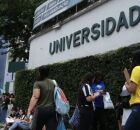 Estudantes em dia de prova do Enem.