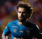 Lucas Lima em campo com Sport contra o Juventude, na quarta (05).