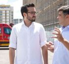 Lula e Eduardo da Fonte no Hospital da Restaura&ccedil;&atilde;o, no Recife.