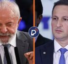 Lula e Guilherme Derrite, relator do PL Antifac&ccedil;&atilde;o.