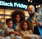 Black Friday celebra&ccedil;&atilde;o e compras.