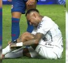 Neymar machucado.