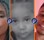 Madrasta, crian&ccedil;a que foi morta e pai da menina.