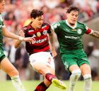 Flamengo e Palmeiras em duelo no Brasileir&atilde;o.