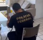 Agente da PF durante opera&ccedil;&atilde;o.