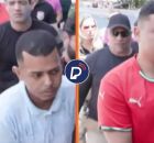 Suspeitos que foram presos pela pol&iacute;cia.