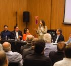 Raquel Lyra recebe empres&aacute;rios no Recife. 