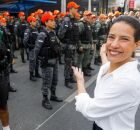 Raquel Lyra no lan&ccedil;amento da Opera&ccedil;&atilde;o Papai Noel em Petrolina.
