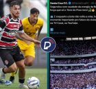 Santa Cruz provoca o Sport ap&oacute;s queda de energia na sede do Le&atilde;o.