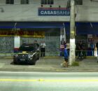 Loja da Casas Bahia onde seguran&ccedil;a foi assassinado.