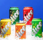 Refrigerante Slice, hit dos anos 80 com 10% suco natural. 