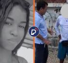Ma&iacute;ssa Batista, jovem que foi assassinada e homem que foi preso em Salvador.