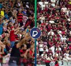 Torcidas de Sport e Flamengo na Arena de Pernambuco, no dia 15 de novembro.