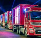 Caravana Coca-Cola percorrendo o Brasil. 