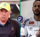 "Al&ocirc;, Ancelotti! Ajuda n&oacute;s!", diz Neymar durante show de Thiaguinho.