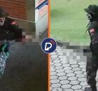 Momentos em que autor invade escola.