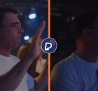 Fl&aacute;vio Bolsonaro aceita Jesus durante culto da Igreja Lagoinha nos Estados Unidos