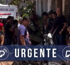 Carro do IML em Vila Sotave, Jaboat&atilde;o, onde ataque a tiros ocorreu.