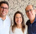 Diego Cabral, Raquel Lyra e Mano Medeiros.