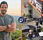 Daniel Dantas, empres&aacute;rio baleado, e estabelecimento que ele &eacute; dono.