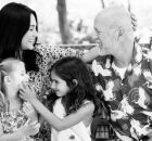 Emma Heming Willis, Bruce Willis e suas duas filhas