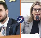 Filipe Martins e Clarissa T&eacute;rcio.