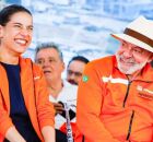 Governadora Raquel Lyra ao lado do presidente Lula.