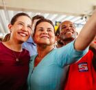 Governadora Raquel Lyra e Prefeita Professora Elcione. 
