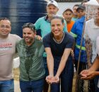 Governadora Raquel Lyra no munic&iacute;pio de Riacho das Almas.