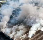 Inc&ecirc;ndio atinge Ceasa em Iraj&aacute;, Rio, e mobiliza 110 bombeiros. 
