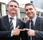 Jair e Fl&aacute;vio Bolsonaro.