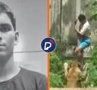 Gerson, jovem conhecido como "Vaqueirinho", e momento antes dele ser morto.