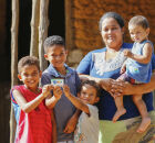 Fam&iacute;lia no programa M&atilde;es de Pernambuco.